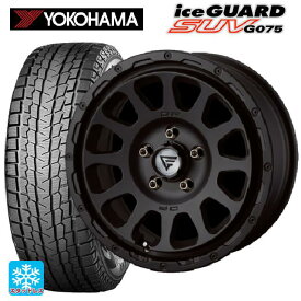 在庫有り ミツビシ デリカD:5(3DA系)用 235/70R16 106Q ヨコハマ アイスガードSUV G075 # デルタフォース オーバル マットブラック 新品スタッドレスタイヤホイール 4本セット