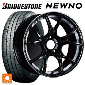 【6/4 20時〜 最大3万円OFFクーポン】185/60R16 86H ブリヂストン ニューノ 正規品 # タナベ SSR GT X02 グロスブラック 16-6.5J 国産車用 サマータイヤホイール4本セット