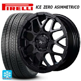 トヨタ ヤリスクロス(10系)用 205/65R16 95T ピレリ ウインター アイスゼロ アシンメトリコ 正規品 ナイトロパワー M28バレットエス セミグロスブラック 新品スタッドレスタイヤホイール 4本セット