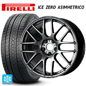 トヨタ プリウス(60系)用 195/60R17 90H ピレリ ウインター アイスゼロ アシンメトリコ 正規品 エモーション M8R GTK 新品スタッドレスタイヤホイール 4本セット