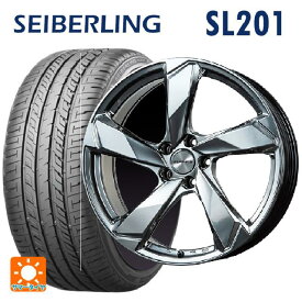 【4/25限定 抽選で最大100％ポイントバック】フォルクスワーゲン T-Cross(C1系)用 215/45R18 89W セイバーリング セイバーリング SL201(ブリヂストン工場生産） クロスエッジ クロームハイパーシルバー 新品サマータイヤホイール 4本セット