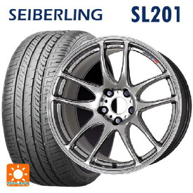 【5/25限定抽選で100％ポイントバック】トヨタ GRヤリス(PA系)用 225/40R18 92W XL セイバーリング セイバーリング SL201(ブリヂストン工場生産） エモーション CR極 GTS 新品サマータイヤホイール 4本セット