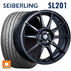 【6/4 20時〜 最大3万円OFFクーポン】185/55R16 83V セイバーリング セイバーリング SL201(ブリヂストン工場生産） # タナベ SSR GT X01 R スペック ダークガンメタ 16-6.5J 国産車用 サマータイヤホイール4本セット