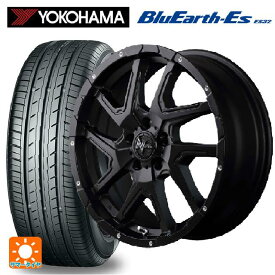 【6/4 20時〜 最大3万円OFFクーポン】即日発送 225/55R18 98V ヨコハマ ブルーアースEs ES32 マルカサービス ナイトロパワーデリンジャー セミグロスブラック/フランジピアスドリルド 18-7J 国産車用 サマータイヤホイール4本セット