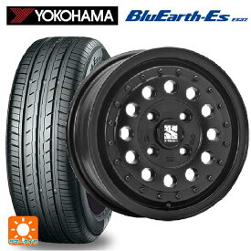 即日発送 【最大3万円OFFクーポン 6/11 1:59迄】165/60R14 75T ヨコハマ ブルーアースEs ES32 エムエルジェイ エクストリームJ ラギッド サテンブラック 14-5J 国産車用 サマータイヤホイール4本セット