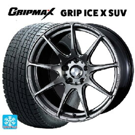 トヨタ ハリアー(80系)用 225/60R18 104H XL グリップマックス グリップアイスエックス SUV ブラックレター ウェッズスポーツ SA99R PSB 新品スタッドレスタイヤホイール 4本セット