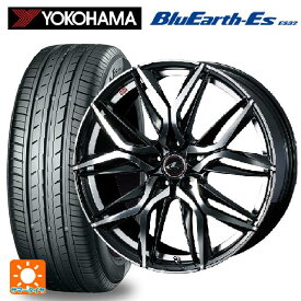 トヨタ プリウス(50系)用 215/45R17 91V ヨコハマ ブルーアースEs ES32 ウェッズ レオニス LM PBMC 新品サマータイヤホイール 4本セット