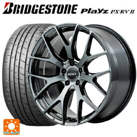 即日発送 【最大3万円OFFクーポン 6/11 1:59迄】トヨタ プリウス(60系)用 225/45R19 96W XL ブリヂストン プレイズ PX-RV2 正規品 ホムラ 2X7FT YNJ 新品サマータイヤホイール 4本セット