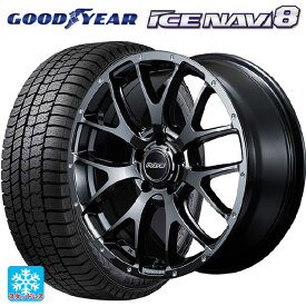 【最大3万円OFFクーポン 6/11 1:59迄】トヨタ ノア(90系)用 215/45R18 89Q グッドイヤー アイスナビ8 ホムラ 2X7FA YNL 新品スタッドレスタイヤホイール 4本セット