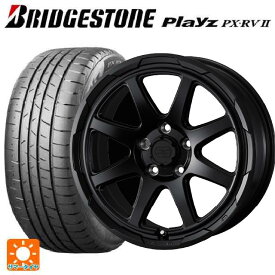 即日発送 【最大3万円OFFクーポン 6/11 1:59迄】トヨタ アルファード(30系)用 225/60R17 99H ブリヂストン プレイズ PX-RV2 正規品 # ウェッズ アドヴェンチャー スタットベルグ セミマットブラック 新品サマータイヤホイール 4本セット