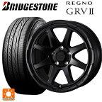 205/60R16 92H ブリヂストン レグノ GRV2 正規品（限定） ウェッズ ウェッズ アドヴェンチャー スタットベルグ セミマットブラック 16-7J 国産車用 サマータイヤホイール4本セット