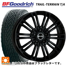 【5/25限定抽選で100％ポイントバック】ランドローバー ディフェンダー(LE系)用 255/70R18 116H XL BFグッドリッチ トレイルテレーン T/A ブラックレター 正規品 マック ヨーク グロスブラック 新品サマータイヤホイール 4本セット