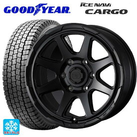 【最大3万円OFFクーポン 4/27 9:59迄】即日発送 195/80R15 107/105L グッドイヤー アイスナビ カーゴ # ウェッズ ウェッズ アドヴェンチャー スタットベルグ セミマットブラック 15-6J 国産車用 スタッドレスタイヤホイール4本セット