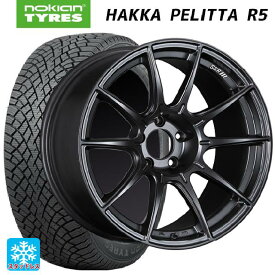 スバル レヴォーグ(VN系)用 225/40R19 93T XL ノキアン ハッカペリッタR5 SSR GT X01 フラットブラック 新品スタッドレスタイヤホイール 4本セット