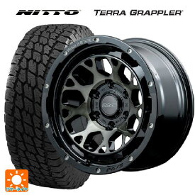 即日発送 トヨタ ハイラックス(120系)用 285/70R17 117S ニットー テラグラップラー チームデイトナ M9+ BEL 新品サマータイヤホイール 4本セット