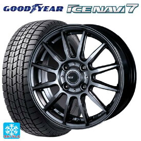 即日発送 【最大3万円OFFクーポン 6/11 1:59迄】175/70R14 84Q グッドイヤー アイスナビ7(限定) # インターミラノ インターミラノ LCZ-012 Metallic Deep Gray 14-5.5J 国産車用 スタッドレスタイヤホイール4本セット