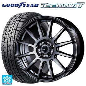 即日発送 225/60R17 99Q グッドイヤー アイスナビ7(限定) # インターミラノ インターミラノ LCZ-012 Metallic Deep Gray 17-7J 国産車用 スタッドレスタイヤホイール4本セット