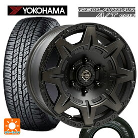 【5/9 20時〜 最大3万円OFFクーポン】在庫有り トヨタ ランドクルーザープラド(150系)用 285/70R17 121/118S ヨコハマ ジオランダー A/T G015 ホワイトレター クロスオーバー ガーメンツ スタイルM マットブラッククリア 新品サマータイヤホイール 4本セット