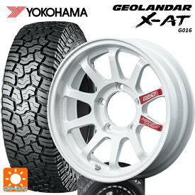 スズキ ジムニーシエラ(74系)用 2024年製 225/75R16 103/100Q ヨコハマ ジオランダー X-AT G016 ホワイトレター A LAP J プロ DW 新品サマータイヤホイール 4本セット