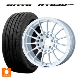 スバル レヴォーグ(VN系)用 225/45R18 95Y ニットー NT830 プラス エンケイスポーツ RC-T5 White 新品サマータイヤホイール 4本セット