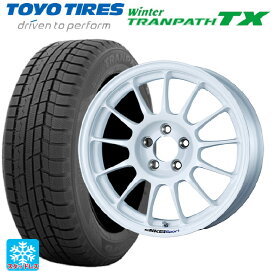 205/60R16 96Q トーヨー ウインタートランパス TX エンケイ エンケイスポーツ RC-T5 White 16-6.5J 国産車用 スタッドレスタイヤホイール4本セット