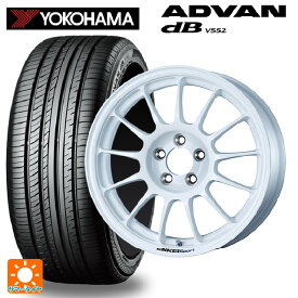 【最大3万円OFFクーポン 6/11 1:59迄】ホンダ シビックタイプR(EK9)用 195/55R15 85V ヨコハマ アドバンデシベル V552 エンケイスポーツ RC-T5 White 新品サマータイヤホイール 4本セット