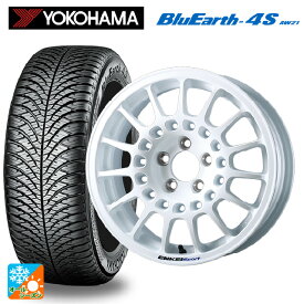 【6/4 20時〜 最大3万円OFFクーポン】185/60R15 88H XL ヨコハマ ブルーアース4S AW21 エンケイ エンケイスポーツ RC-G5 White 15-6.5J 国産車用 オールシーズンタイヤホイール4本セット