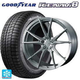 【最大3万円OFFクーポン 6/11 1:59迄】トヨタ ノア(90系)用 215/45R18 89Q グッドイヤー アイスナビ8 エフゼロ FZ-2 BRUSHED 新品スタッドレスタイヤホイール 4本セット