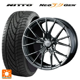 【6/4 20時〜 最大3万円OFFクーポン】225/35R20 90W XL ニットー NEOテクGEN ウェッズ エフゼロ FZ-1 DIAMOND BLACK 20-8.5J 国産車用 サマータイヤホイール4本セット