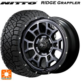 トヨタ ハイラックス(120系)用 275/55R20 117T XL ニットー リッジグラップラー ナイトロパワー H6 スラッグ ブラッククリア/ピアスドリルド 新品サマータイヤホイール 4本セット