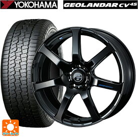 トヨタ プリウス(60系)用 195/60R17 90H ヨコハマ ジオランダー CV G058 レオニス ナヴィア07 PBK 新品サマータイヤホイール 4本セット