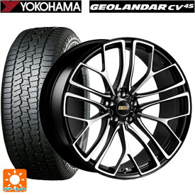 225/55R18 98V ヨコハマ ジオランダー CV G058 BBS RE-X BKD 18-7.5J 国産車用 サマータイヤホイール4本セット