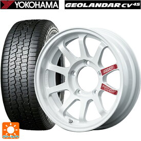 スズキ ジムニーシエラ(74系)用 215/70R16 100H ヨコハマ ジオランダー CV G058 A LAP J プロ DW 新品サマータイヤホイール 4本セット