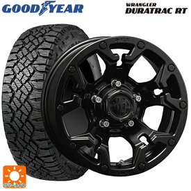 【最大3万円OFFクーポン 6/11 1:59迄】トヨタ RAV4(50系)用 245/65R17 111/108S グッドイヤー ラングラー デュラトラック RT ブラックレター MG ゴーレム マットブラック 新品サマータイヤホイール 4本セット