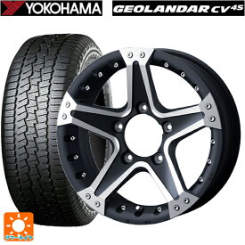 175/80R16 91S ヨコハマ ジオランダー CV G058 ウェッズ マッドヴァンス01 マッドブラックポリッシュ 16-5.5J 国産車用 サマータイヤホイール4本セット