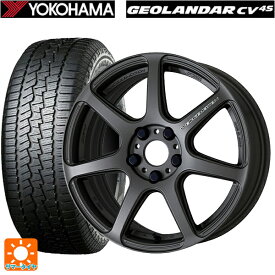 即日発送 【最大3万円OFFクーポン 6/11 1:59迄】スバル レガシィアウトバック(BS系)用 225/65R17 102H ヨコハマ ジオランダー CV G058 エモーション T7R # MGM 新品サマータイヤホイール 4本セット