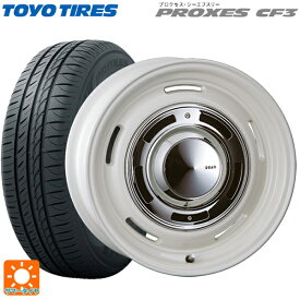 【最大3万円OFFクーポン 6/11 1:59迄】215/60R16 95H トーヨー プロクセス CF3 クリムソン ディーン クロスカントリー マーガレットホワイト 16-6.5J 国産車用 サマータイヤホイール4本セット