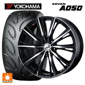 【最大3万円OFFクーポン 5/27 1:59迄】スバル レヴォーグ(VN系)用 245/40R18 93V ヨコハマ アドバン A050 レオニス WX BKMC 新品サマータイヤホイール 4本セット