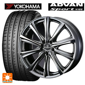 4/20限定 エントリーで最大100％ポイントバック235/60R18 107W XL ヨコハマ アドバンスポーツ V105 ウェッズ クレンツェ マリシーブ 309 エボ SBCポリッシュ 18-7.5J 国産車用 サマータイヤホイール4本セット