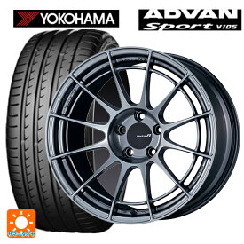 【5/25限定抽選で100％ポイントバック】ニッサン エクストレイル(33系)用 235/60R18 107W XL ヨコハマ アドバンスポーツ V105 レーシングレボリューション NT03RR ハイパーシルバー 新品サマータイヤホイール 4本セット