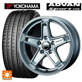 トヨタ RAV4(50系)用 235/65R17 108W XL ヨコハマ アドバンスポーツ V105 キーラー タクティクス ハイパーシルバー 新品サマータイヤホイール 4本セット