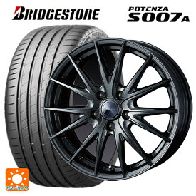 即日発送 2024年製 225/40R19 93Y XL ブリヂストン ポテンザ S007A 正規品(限定) ウェッズ ヴェルバ スポルト2 # ディープメタル2 19-7.5J 国産車用 サマータイヤホイール4本セット