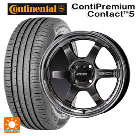 【6/4 20時〜 最大3万円OFFクーポン】185/65R15 88H コンチネンタル コンチプレミアムコンタクト 5 正規品 レイズ ボルクレーシング TE37KCR プログレッシブモデル HF 15-5.5J 国産車用 サマータイヤホイール4本セット