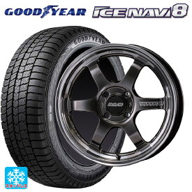 トヨタ ルーミー(M900系)用 195/45R16 80Q グッドイヤー アイスナビ8 ボルクレーシング TE37KCR プログレッシブモデル HF 新品スタッドレスタイヤホイール 4本セット