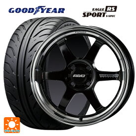 【6/4 20時〜 最大3万円OFFクーポン】2024年製 195/55R15 84V グッドイヤー イーグル RS スポーツ S-スペック レイズ ボルクレーシング TE37KCR プログレッシブモデル KF 15-5.5J 国産車用 サマータイヤホイール4本セット