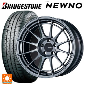 トヨタ ヴォクシー(90系)用 215/45R18 93W XL ブリヂストン ニューノ 正規品 # レーシングレボリューション NT03RR ハイパーシルバー 新品サマータイヤホイール 4本セット