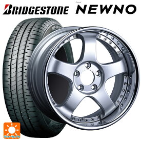 【6/4 20時〜 最大3万円OFFクーポン】185/55R16 83V ブリヂストン ニューノ 正規品 # タナベ SSR プロフェッサー SP1R シルバー 16-6.5J 国産車用 サマータイヤホイール4本セット