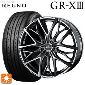 スバル レヴォーグ(VN系)用 245/40R18 93W ブリヂストン レグノ GR-X3 正規品 # クレンツェ ウィーバル 100 エボ SBCポリッシュ 新品サマータイヤホイール 4本セット