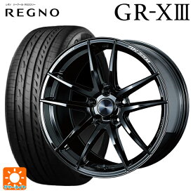 245/50R18 100W ブリヂストン レグノ GR-X3 正規品 # ウェッズ ウェッズスポーツ RN55M Gloss Black 18-8.5J 国産車用 サマータイヤホイール4本セット
