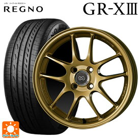 【6/4 20時〜 最大3万円OFFクーポン】225/55R17 97W ブリヂストン レグノ GR-X3 正規品 # エンケイ パフォーマンスライン PF01 ゴールド 17-7J 国産車用 サマータイヤホイール4本セット